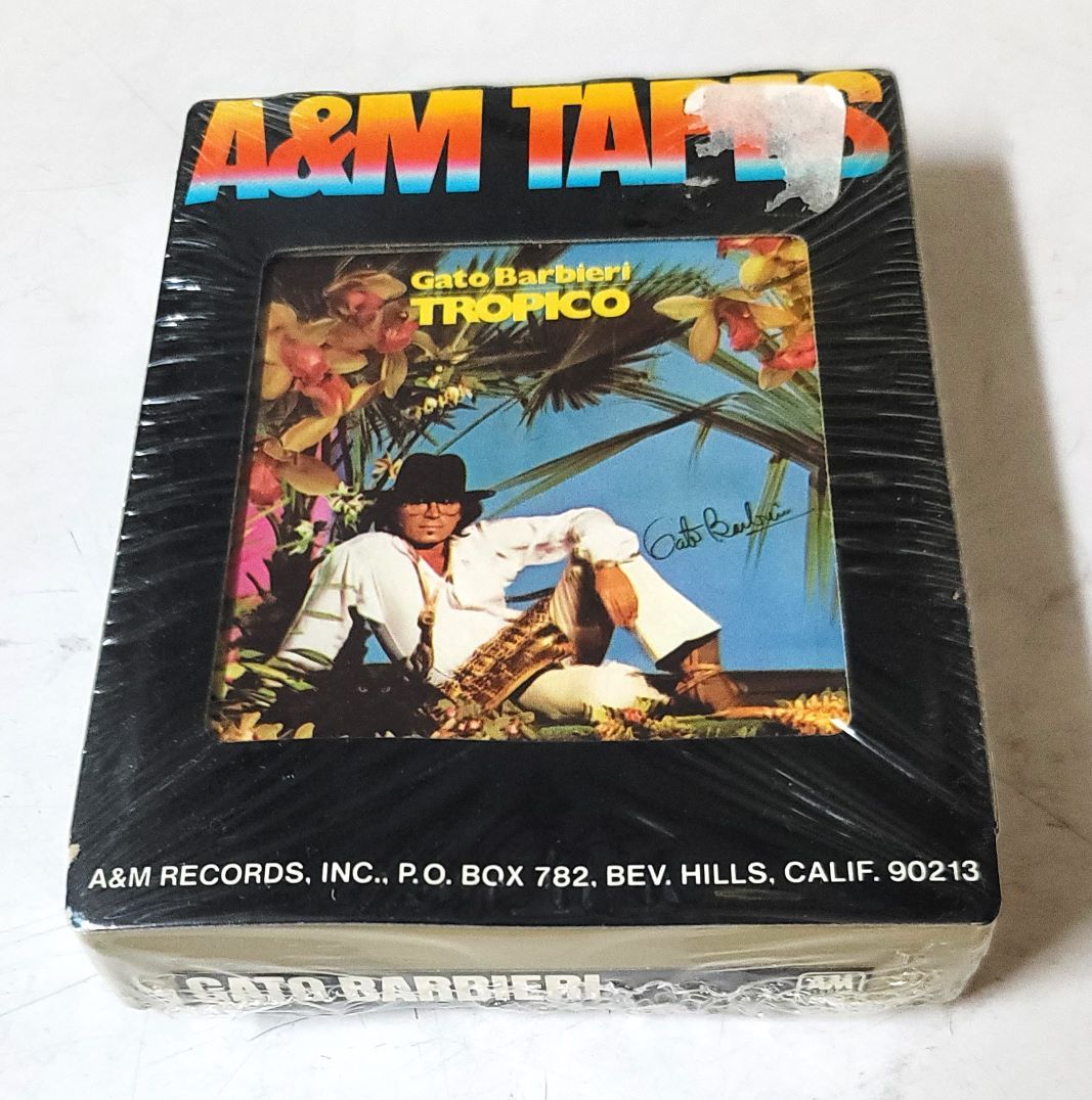 Gato Barbieri Tropico - Vintage 8 Track Tape Still Sealed… Gato Barbieri Tropico - Vintage 8 Track Tape Still Sealed…