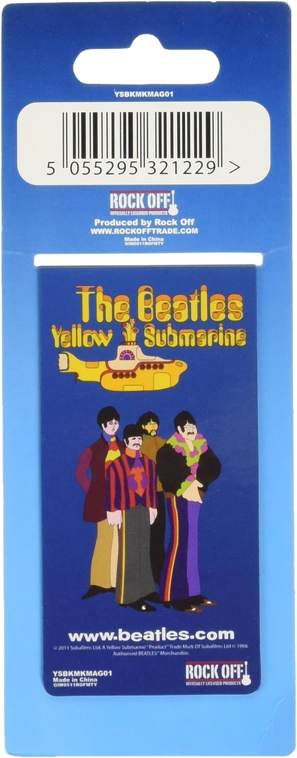 The Beatles Yellow Submarine Magnetic Bookmark The Beatles Yellow Submarine Magnetic Bookmark