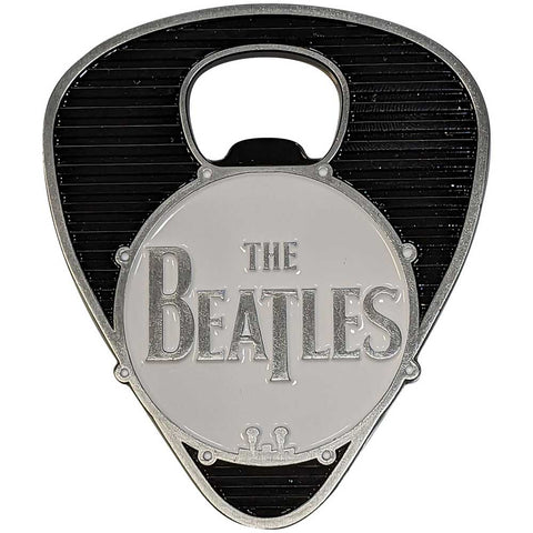 The Beatles - Drum Logo Plectrum Bottle Opener Magnet