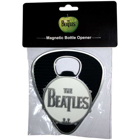 The Beatles - Drum Logo Plectrum Bottle Opener Magnet