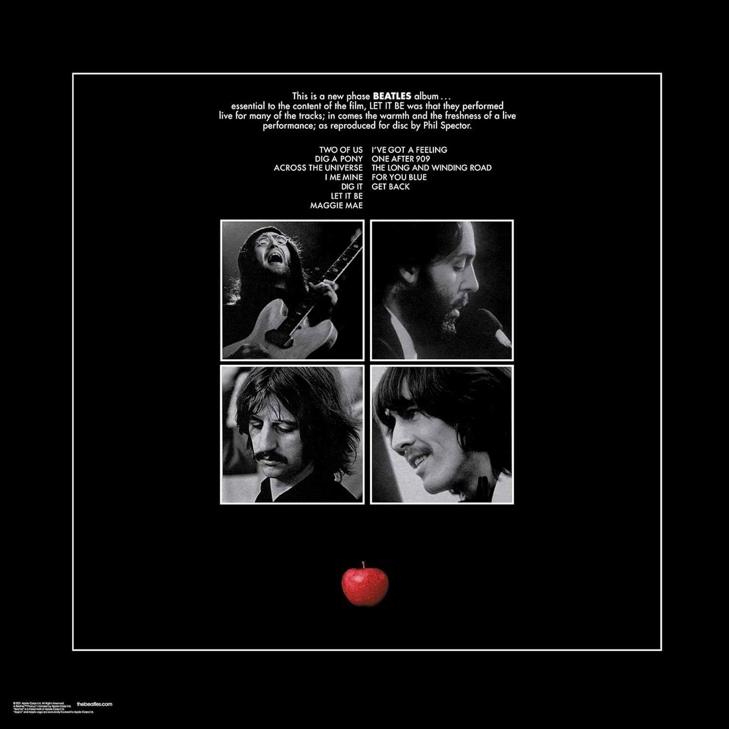 The Beatles Let it Be Album Art Double Sided Jigsaw Puzzle The Beatles Let it Be Album Art Double Sided Jigsaw Puzzle