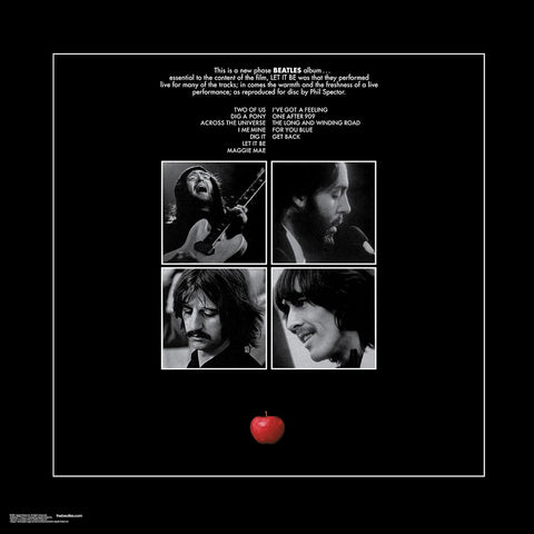 The Beatles Let it Be Album Art Double Sided Jigsaw Puzzle