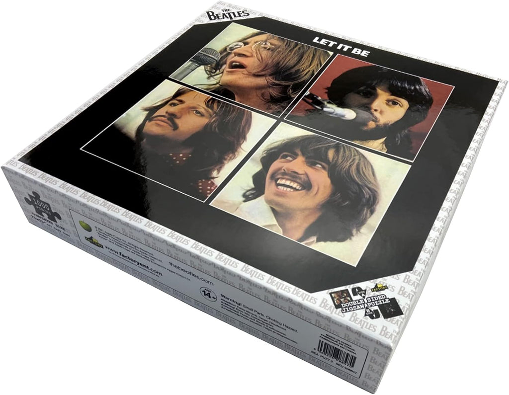 The Beatles Let it Be Album Art Double Sided Jigsaw Puzzle