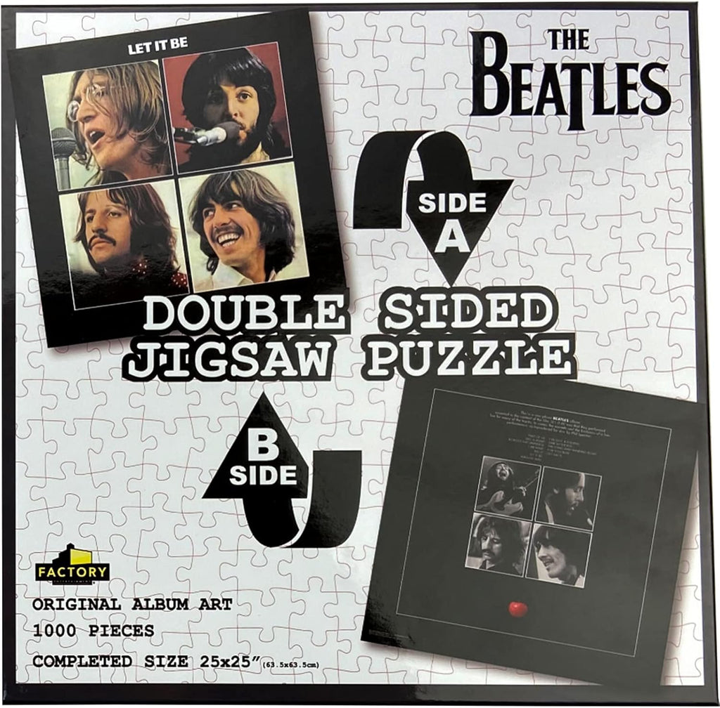 The Beatles Let it Be Album Art Double Sided Jigsaw Puzzle