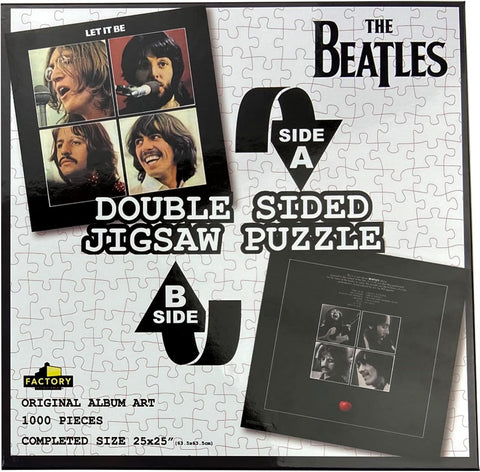 The Beatles Let it Be Album Art Double Sided Jigsaw Puzzle