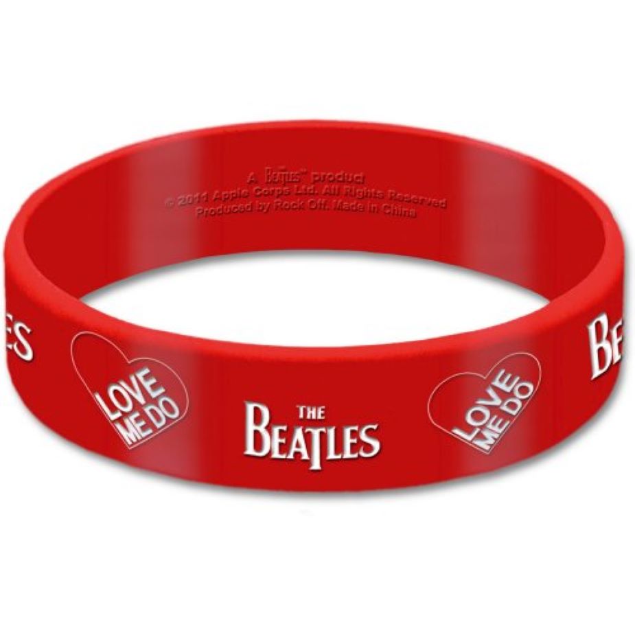 The Beatles Love Me Do Gummy Wristband