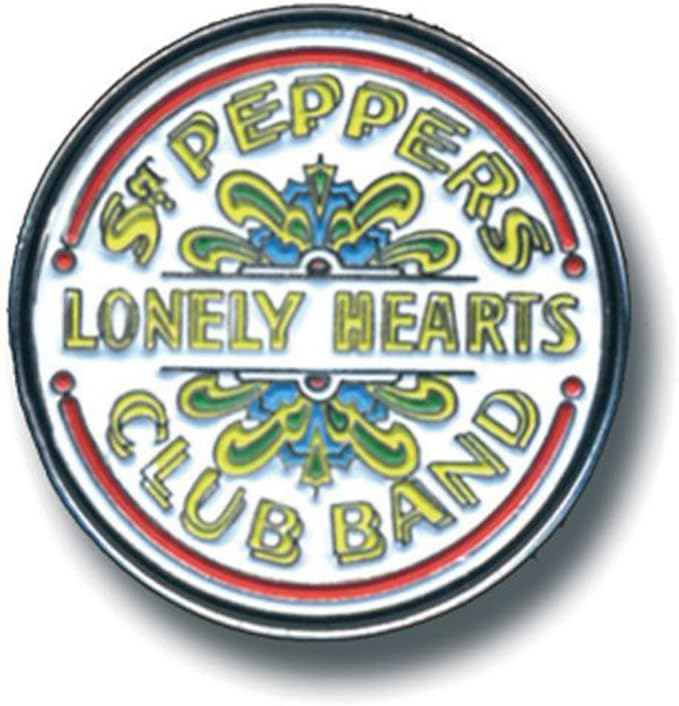The Beatles - Sgt Pepper Drum Metal Pin Badge The Beatles - Sgt Pepper Drum Metal Pin Badge