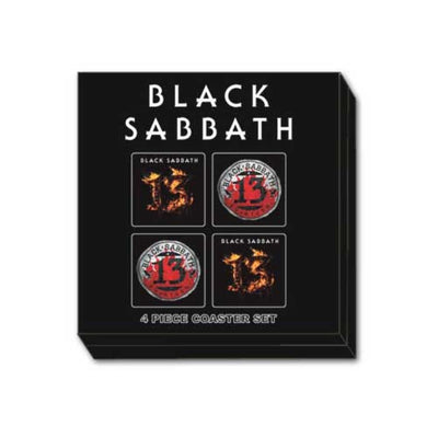 Black Sabbath 13 - Cork Coaster Set of 4 Black Sabbath 13 - Cork Coaster Set of 4