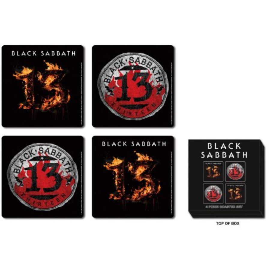 Black Sabbath 13 - Cork Coaster Set of 4