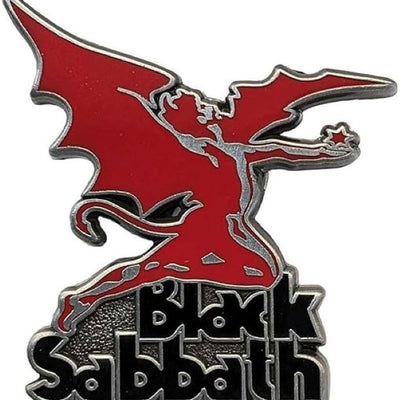Black Sabbath - Logo & Daemon Metal Pin Badge Black Sabbath - Logo & Daemon Metal Pin Badge