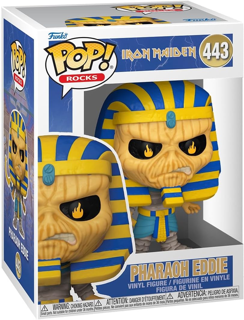 Funko Pop Rocks - Iron Maiden Pharaoh Eddie #443 Funko Pop Rocks - Iron Maiden Pharaoh Eddie #443