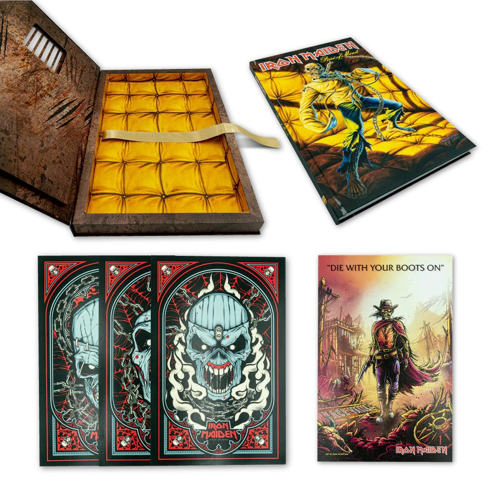 Iron Maiden Piece of Mind - Deluxe Graphic Novel Book Oversized Hardcover Iron Maiden Piece of Mind - Deluxe Graphic Novel Book Oversized Hardcover
