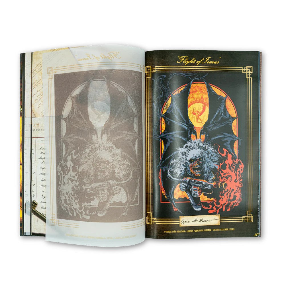 Iron Maiden Piece of Mind - Deluxe Graphic Novel Book Oversized Hardcover