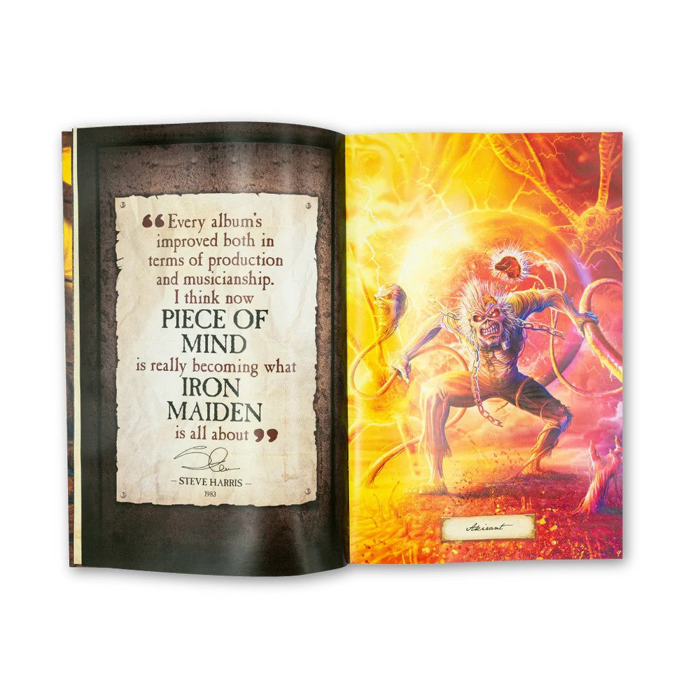 Iron Maiden Piece of Mind - Deluxe Graphic Novel Book Oversized Hardcover