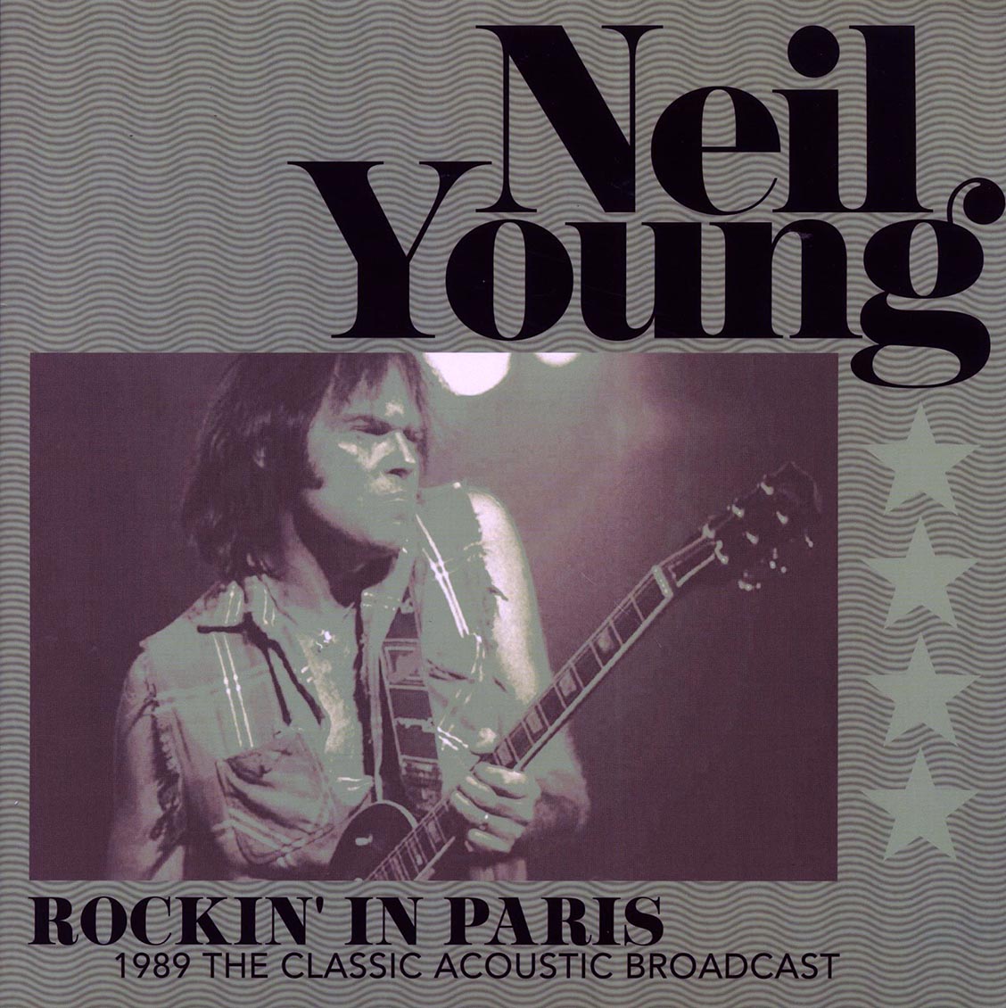 Neil Young - Rockin' in Paris 1989 Colored Vinyl LP Record Neil Young - Rockin' in Paris 1989 Colored Vinyl LP Record