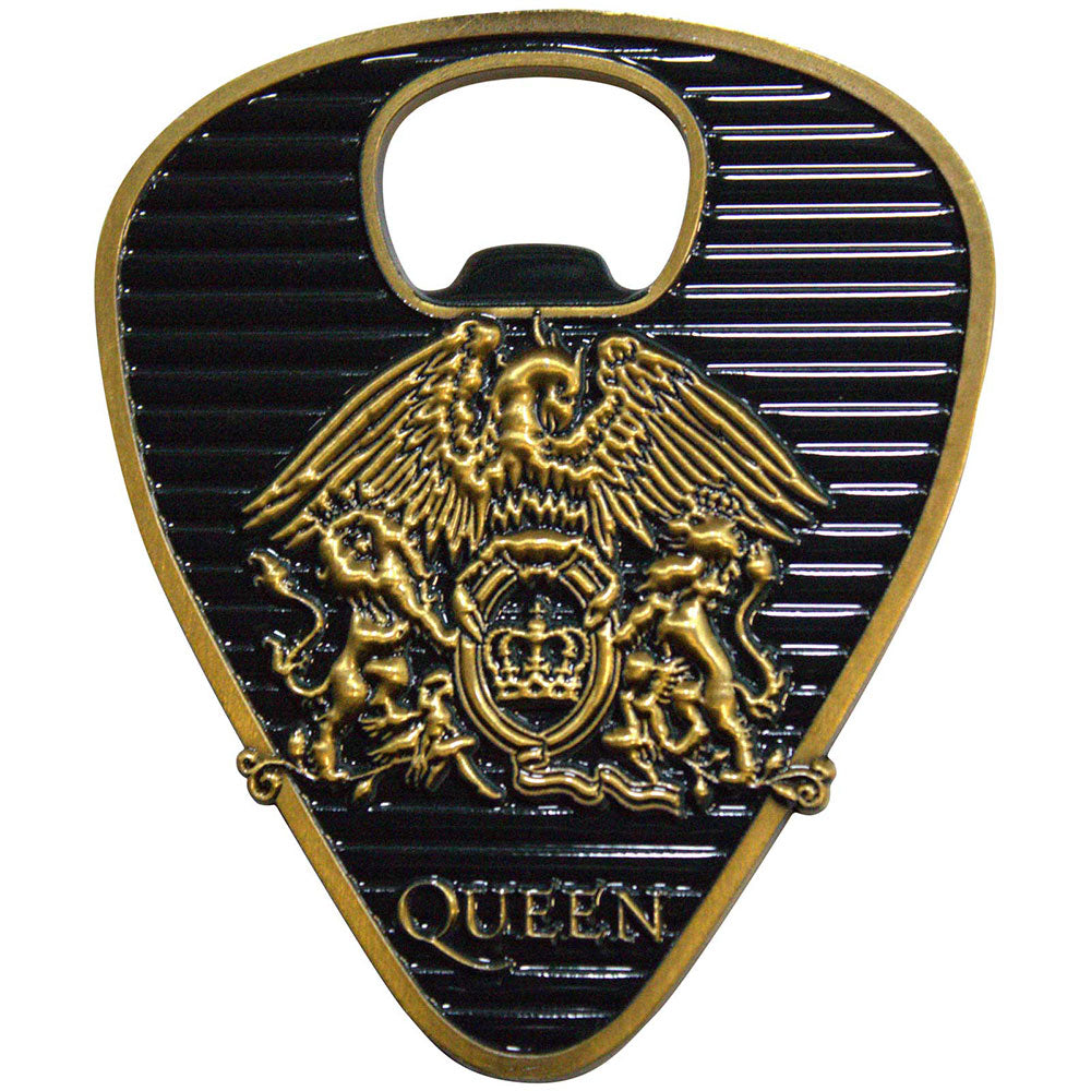 Queen - Gold Crest Plectrum Bottle Opener Magnet Queen - Gold Crest Plectrum Bottle Opener Magnet