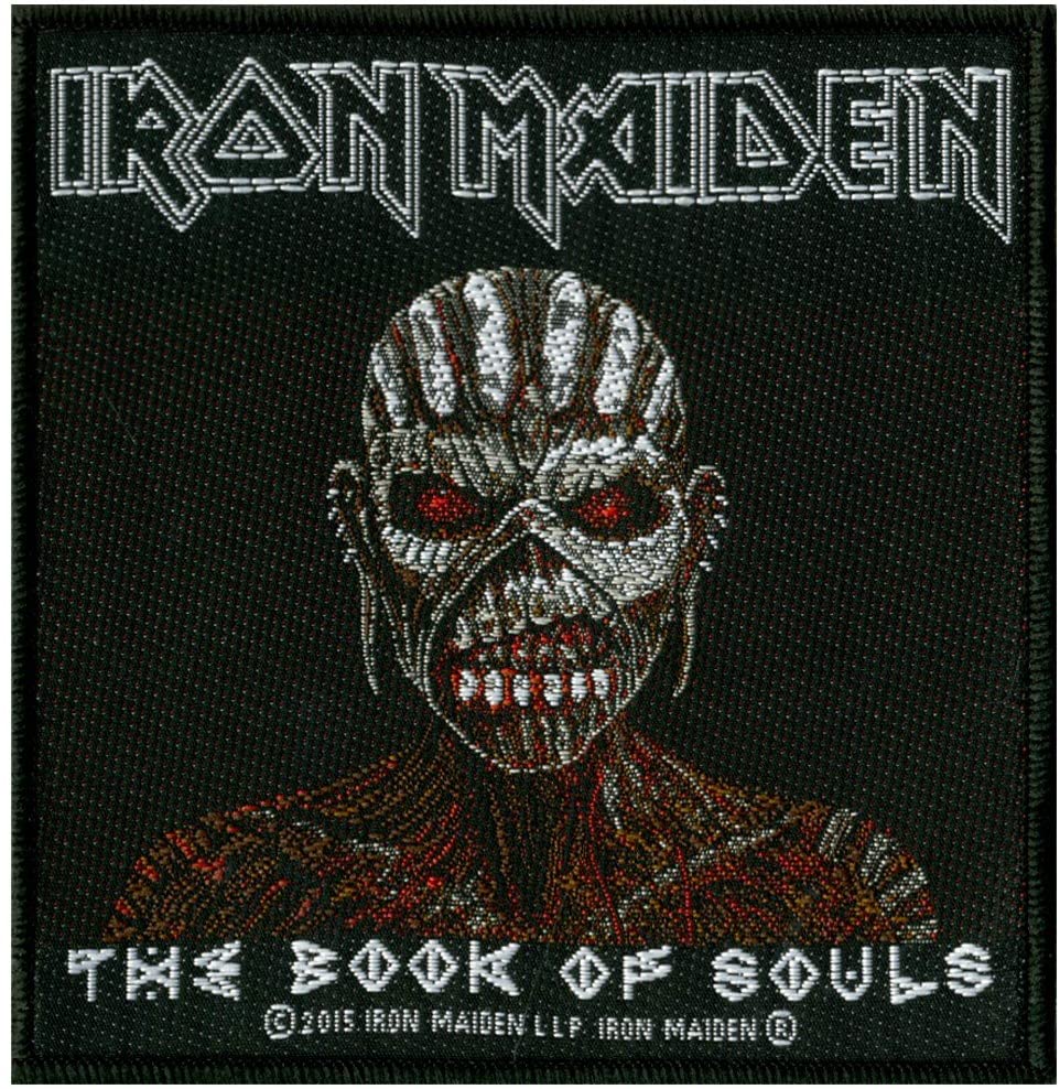 Iron Maiden The Book Of Souls Patch Album Art Woven Sew On Applique Iron Maiden The Book Of Souls Patch Album Art Woven Sew On Applique