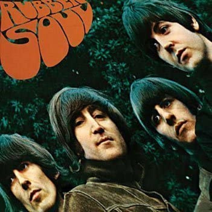 The Beatles Rubber Soul Album Cover Metal Sign The Beatles Rubber Soul Album Cover Metal Sign