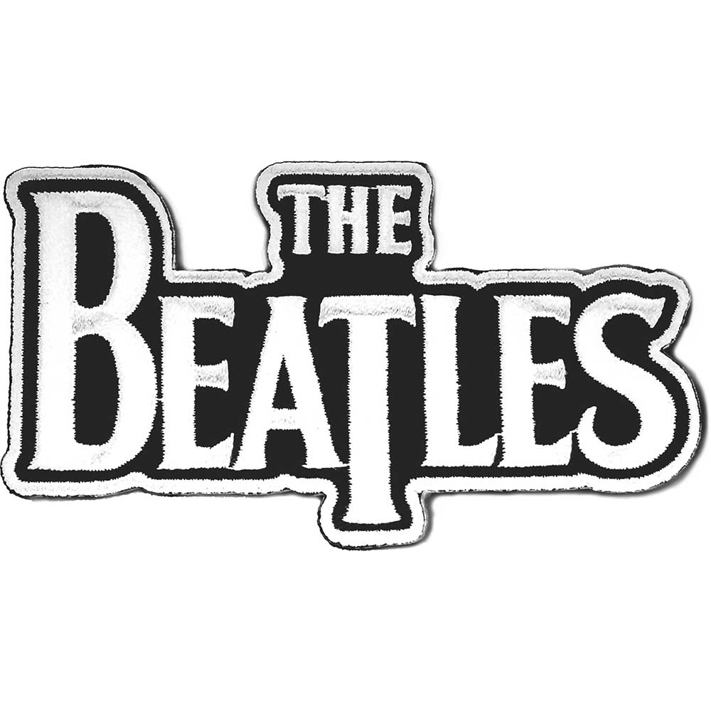 The Beatles - Drop T Embroidered Iron Sew On Patch The Beatles - Drop T Embroidered Iron Sew On Patch