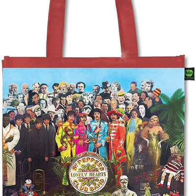 The Beatles - Sgt Peppers Lonely Hearts Club Band Eco Tote Bag The Beatles - Sgt Peppers Lonely Hearts Club Band Eco Tote Bag