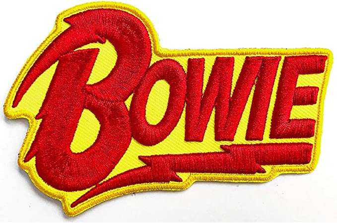 David Bowie Diamond Dogs -  3D Logo Iron Sew On Patch