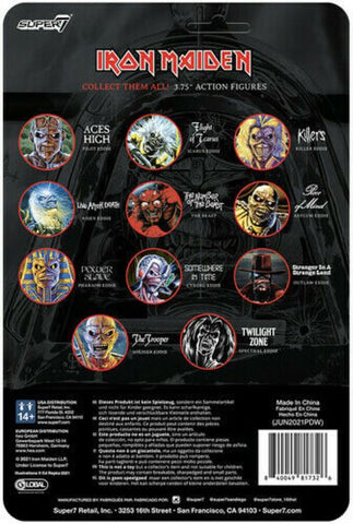 Iron Maiden Reaction Figure Glow Aces High Eddie Exclusive