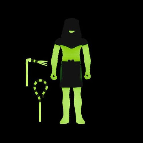 Iron Maiden Reaction Figure Glow Power Slave Pharaoh Eddie Exclusive