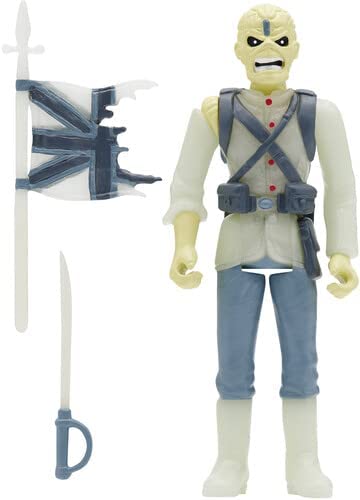 Iron Maiden Reaction Figure Glow The Trooper Soldier Eddie Exclusive