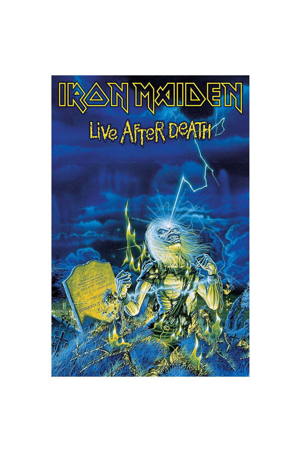 Iron Maiden - Live After Death Textile Poster Flag Iron Maiden - Live After Death Textile Poster Flag