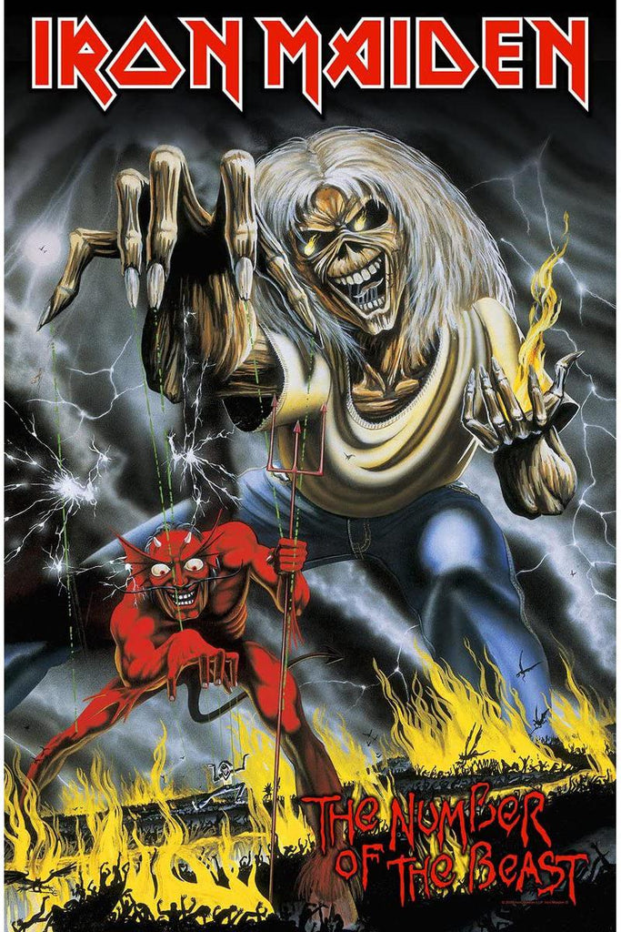 Iron Maiden - Number of the Beast Textile Poster Flag
