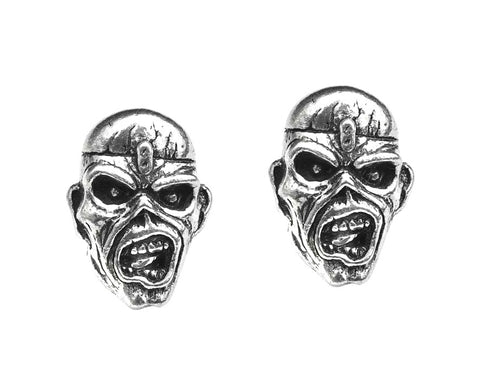 Iron Maiden Eddie - Piece of Mind Stud Earrings