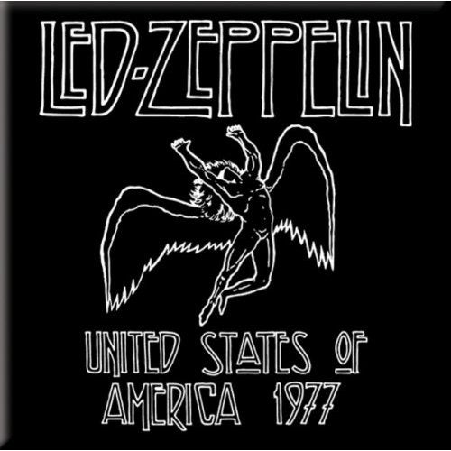 Led Zeppelin - United States of America 1977 Fridge Magnet Led Zeppelin - United States of America 1977 Fridge Magnet