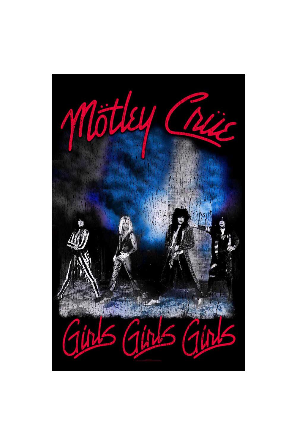 Motley Crue - Girls Girls Girls Textile Poster Flag Motley Crue - Girls Girls Girls Textile Poster Flag