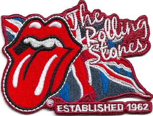 Rolling Stones - Lick the Flag Embroidered Iron On Patch Rolling Stones - Lick the Flag Embroidered Iron On Patch
