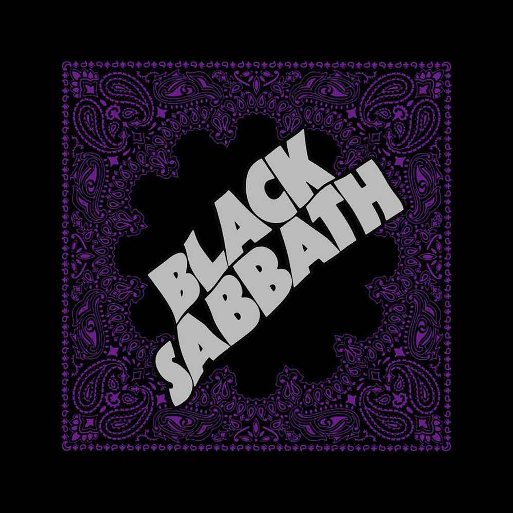 Black Sabbath - Wavy Logo Bandana Official
