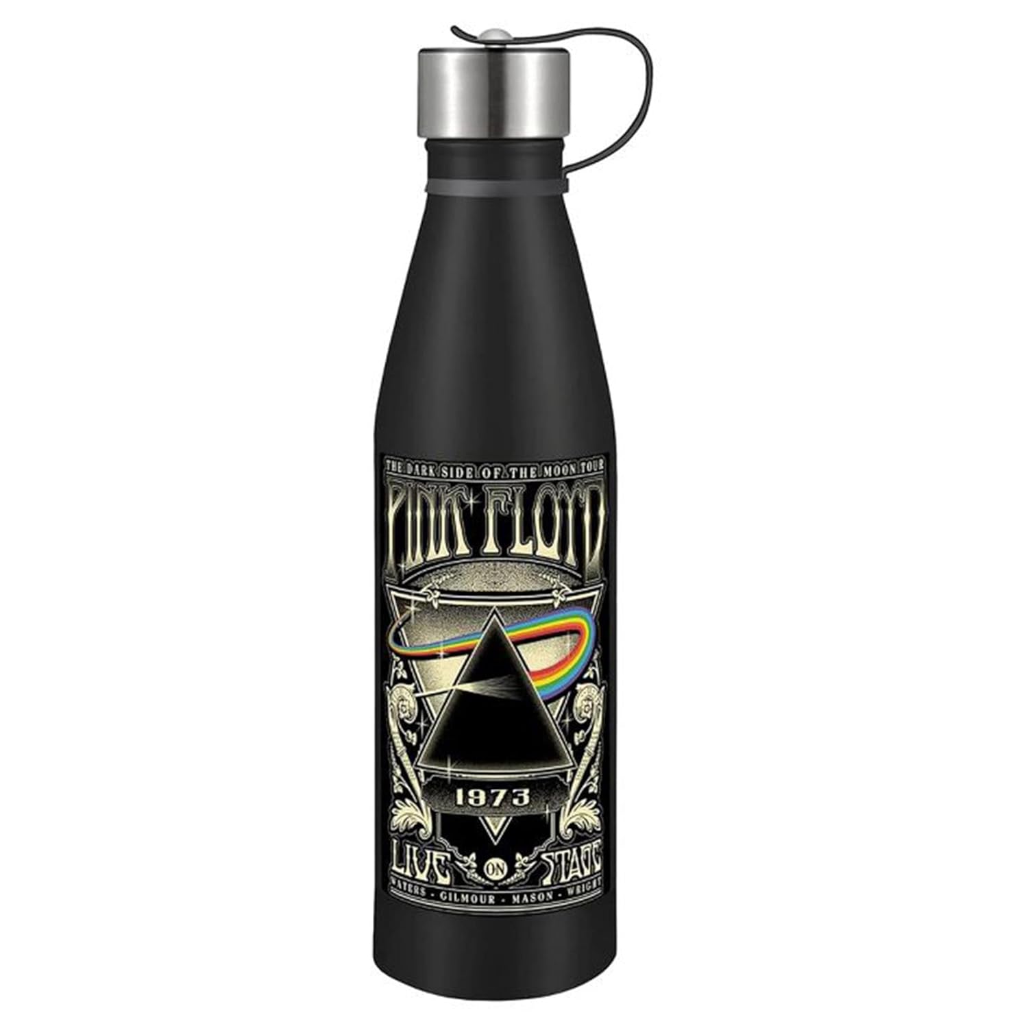 Pink Floyd DSOM Concert Poster graphic - Water / Drinks Bottle 17oz Official