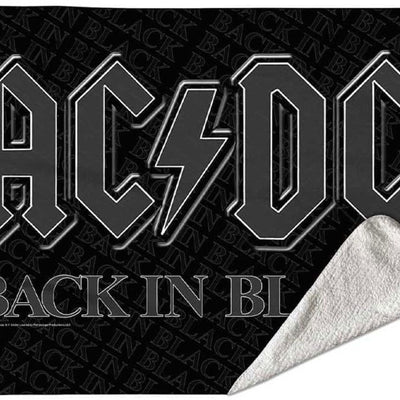 AC/DC - Back in Black Sherpa Fleece Blanket 50" x 60"