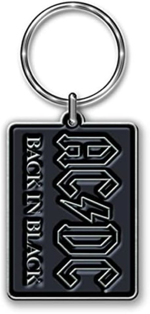 AC/DC - Back in Black Metal Keychain Keyring