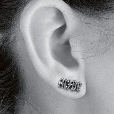 AC/DC Logo Ear Studs Earrings