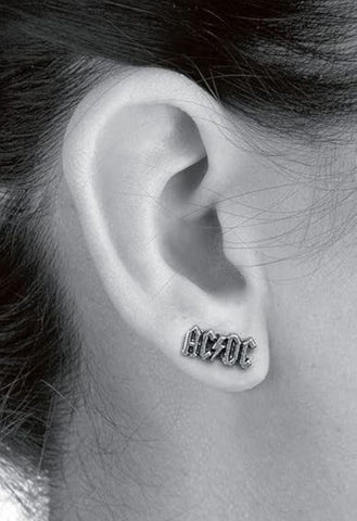 AC/DC Logo Ear Studs Earrings