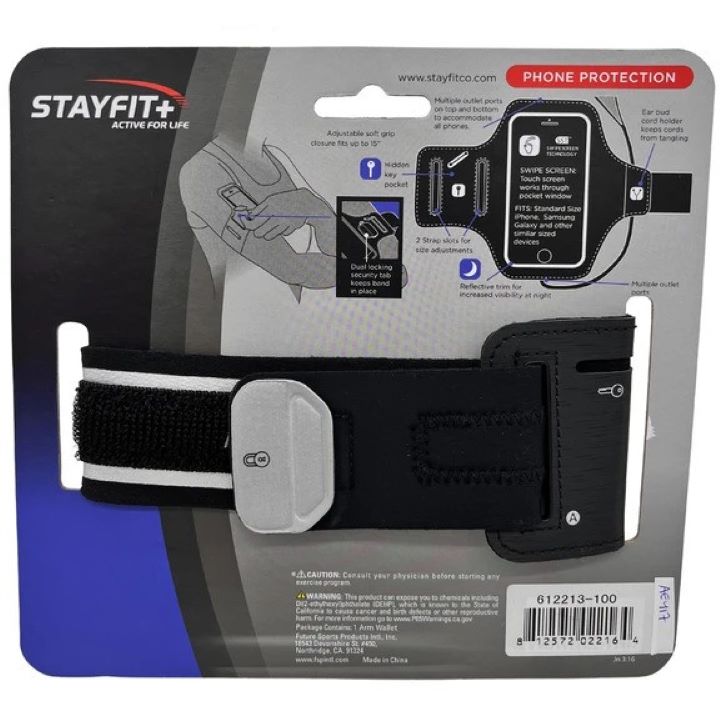 Stayfit+ Protection Armband Wallet Hands Free Phone Security LOT of 22