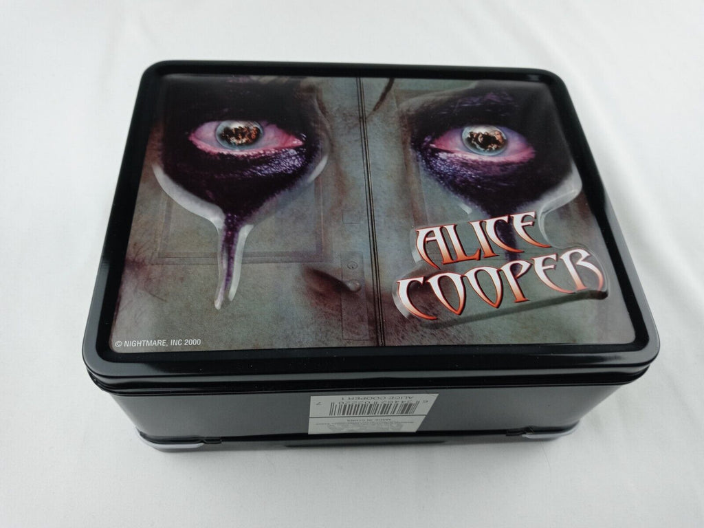 Alice Cooper Embossed Large Tin Tote Lunchbox