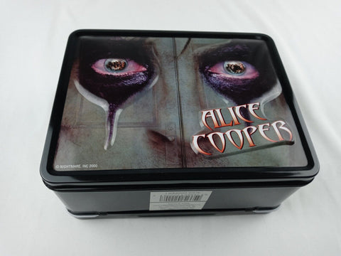 Alice Cooper Embossed Large Tin Tote Lunchbox