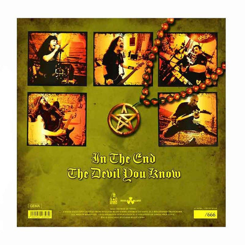 Anthrax - In the End The Devil you Know New Shaped Picture Disc