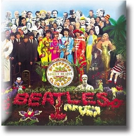 The Beatles - Sgt Pepper Metal Pin Badge