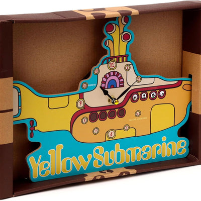 The Beatles Yellow Submarine Shaped Wall Clock