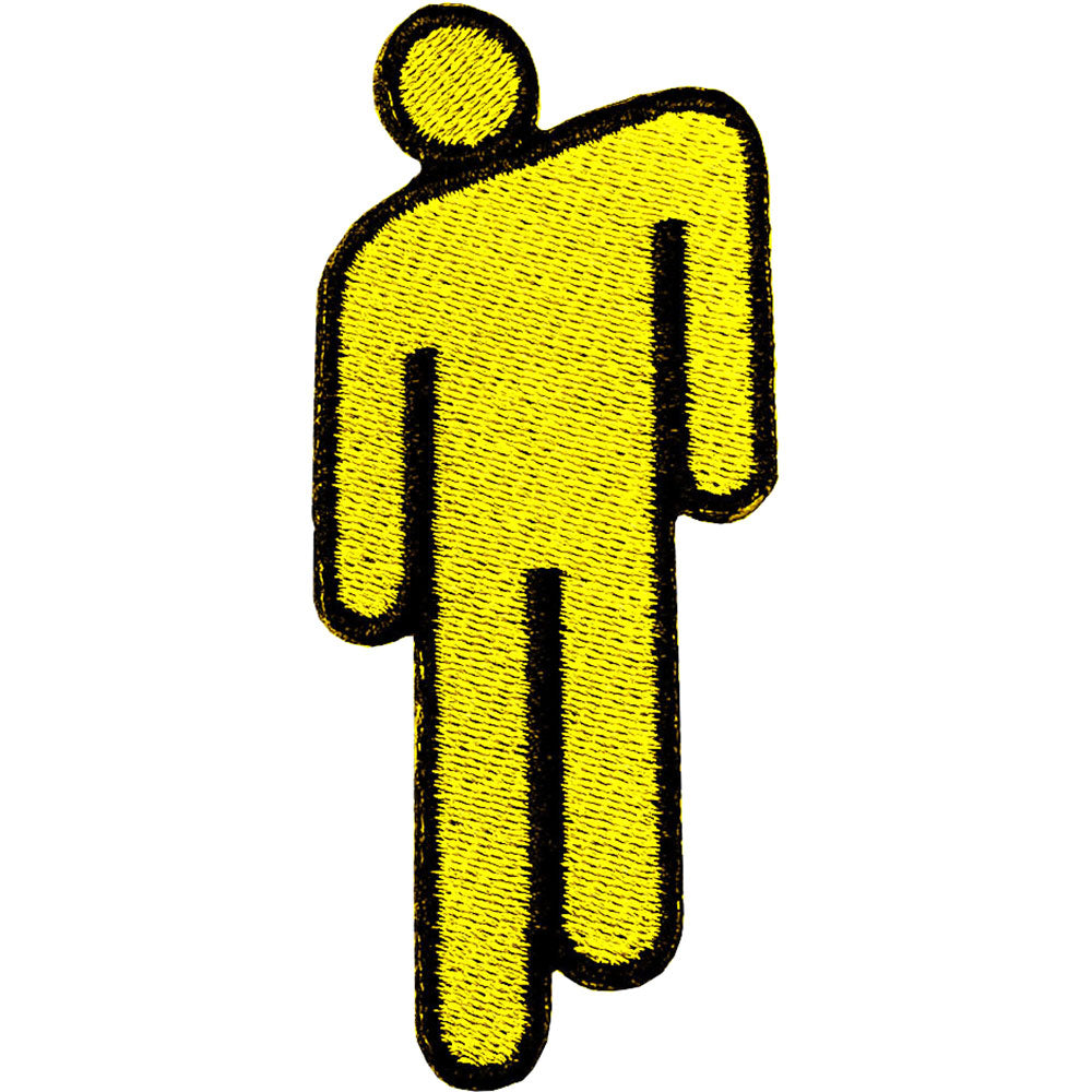 Billie Eilish Blohsh - Yellow Woven Iron On Patch