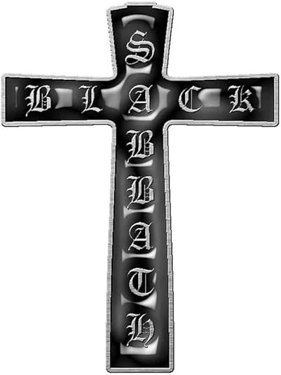Black Sabbath Cross Logo - Lapel Pin