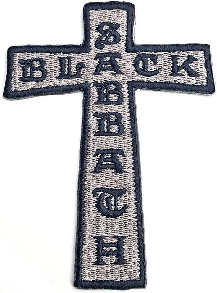 Black Sabbath - Cross Iron On Woven Patch