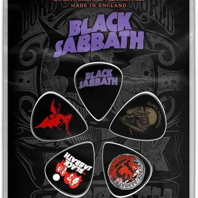 Black Sabbath - Purple Logo Plectrum Pack Guitar Picks Set